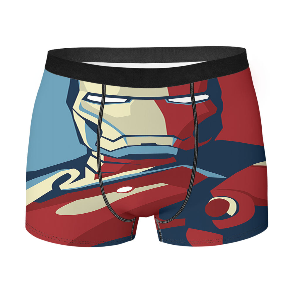 Iron Man Flat Design Men'S Boxer Briefs