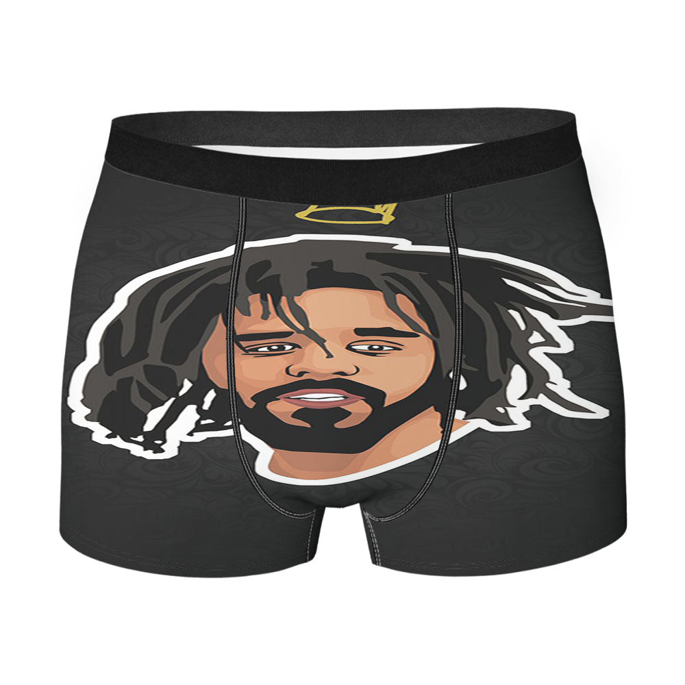 J Cole Vector Head Men'S Boxer Briefs