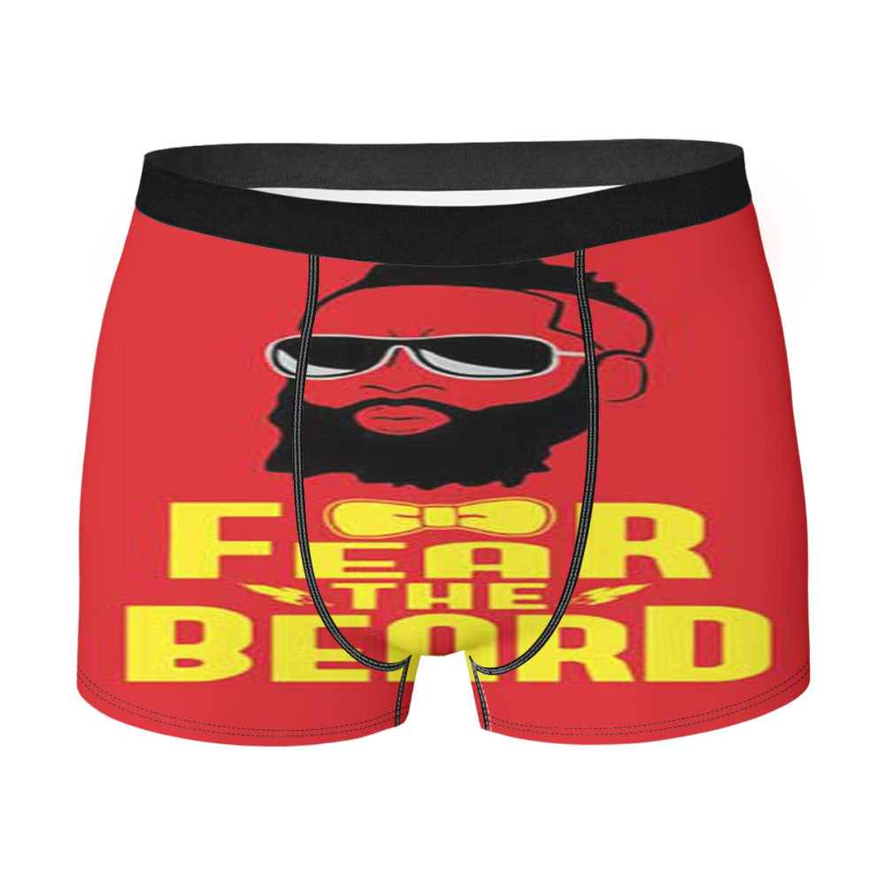 James Harden Fear Red Bow Tie Men'S Boxer Briefs