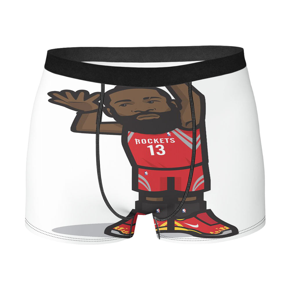 James Harden Stir Cartoon Men'S Boxer Briefs