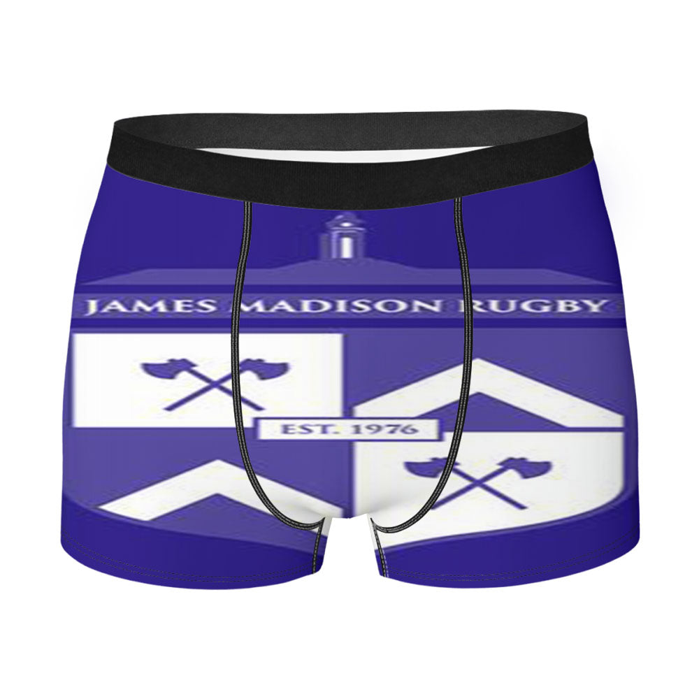 James Madison Logo Rugby Soccer Logo Men'S Boxer Briefs