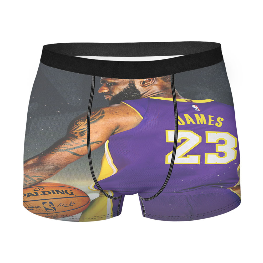 James Twenty Three Nba Legend Men'S Boxer Briefs