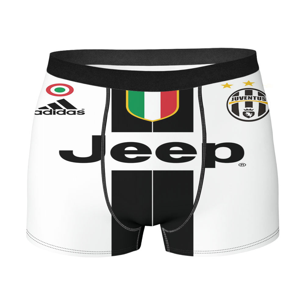 Jeep Juventus Jersey Uniform Men'S Boxer Briefs
