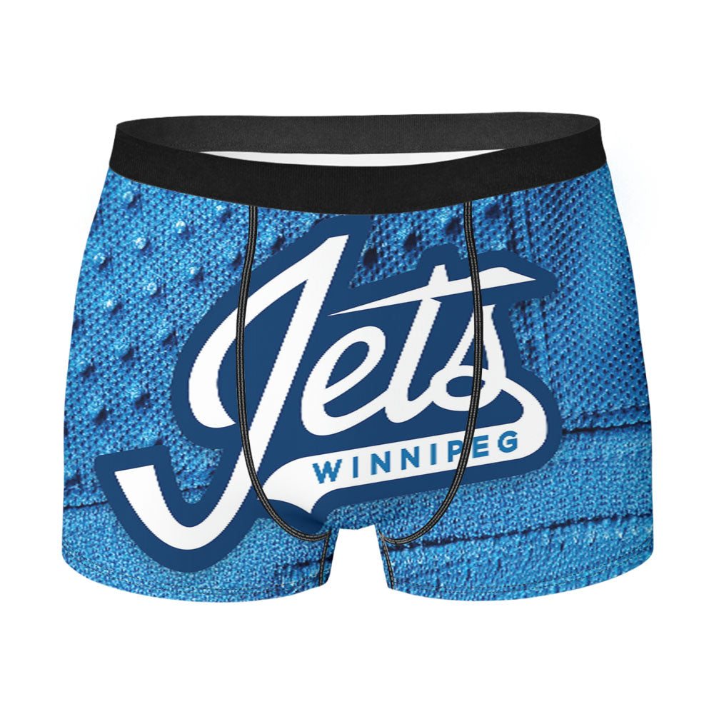 Jets Winnipeg Logo Men'S Boxer Briefs
