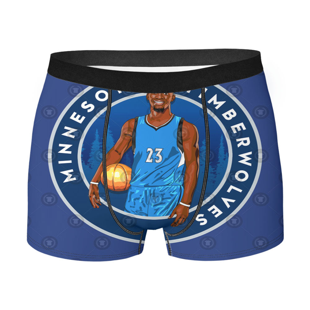 Jimmy Butler Minnesota Timberwolves Men'S Boxer Briefs