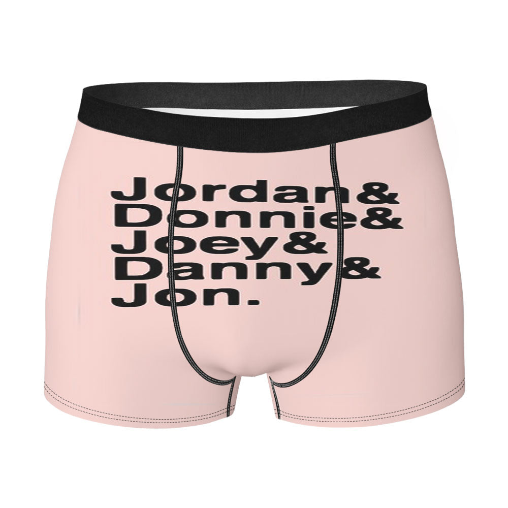 Joey Mcintyre Jordan Knight Donnie Wahlberg Boy Band Fandom Nkotb Men'S Boxer Briefs