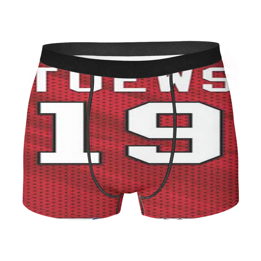 Jonathan Toews Jersey Pattern Men'S Boxer Briefs