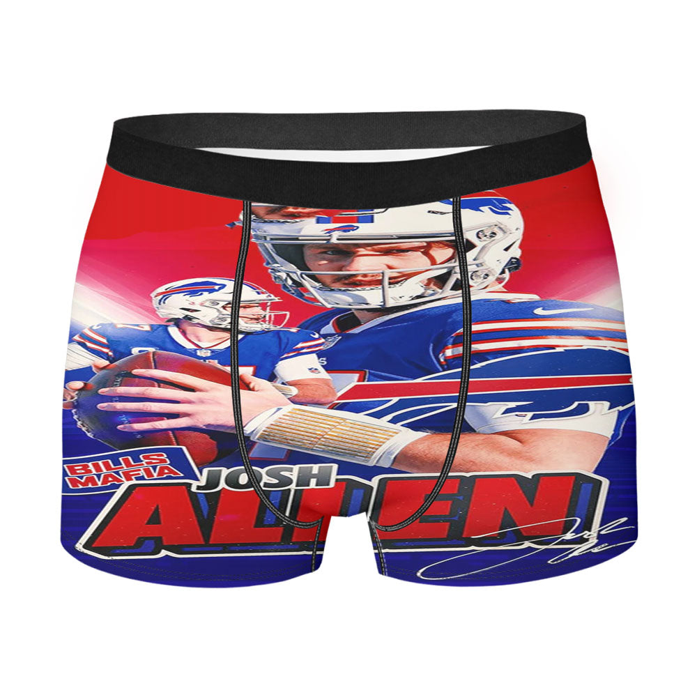Josh Allen Buffalo Bills 1 Men'S Boxer Briefs