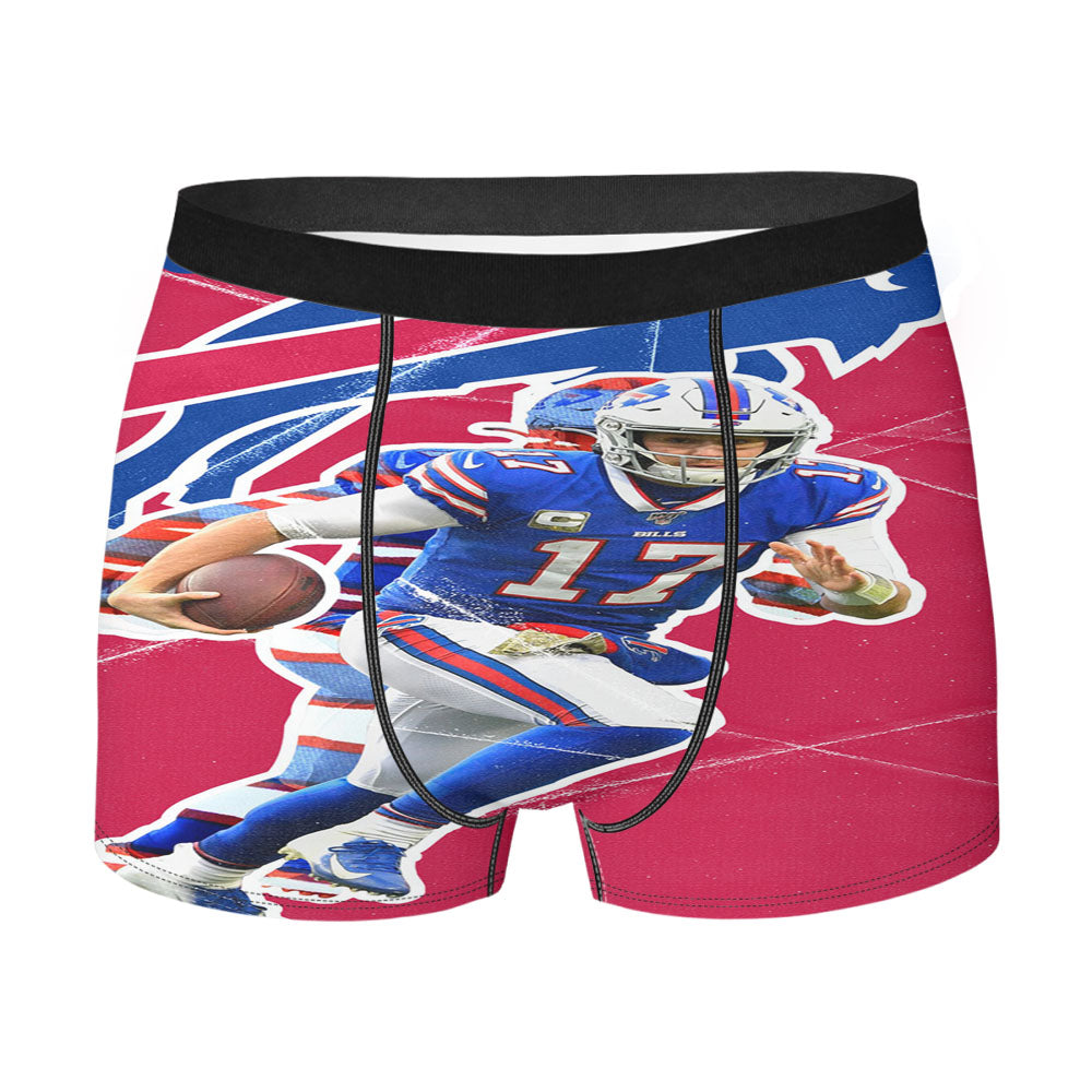 Josh Allen Buffalo Bills 2 Men'S Boxer Briefs