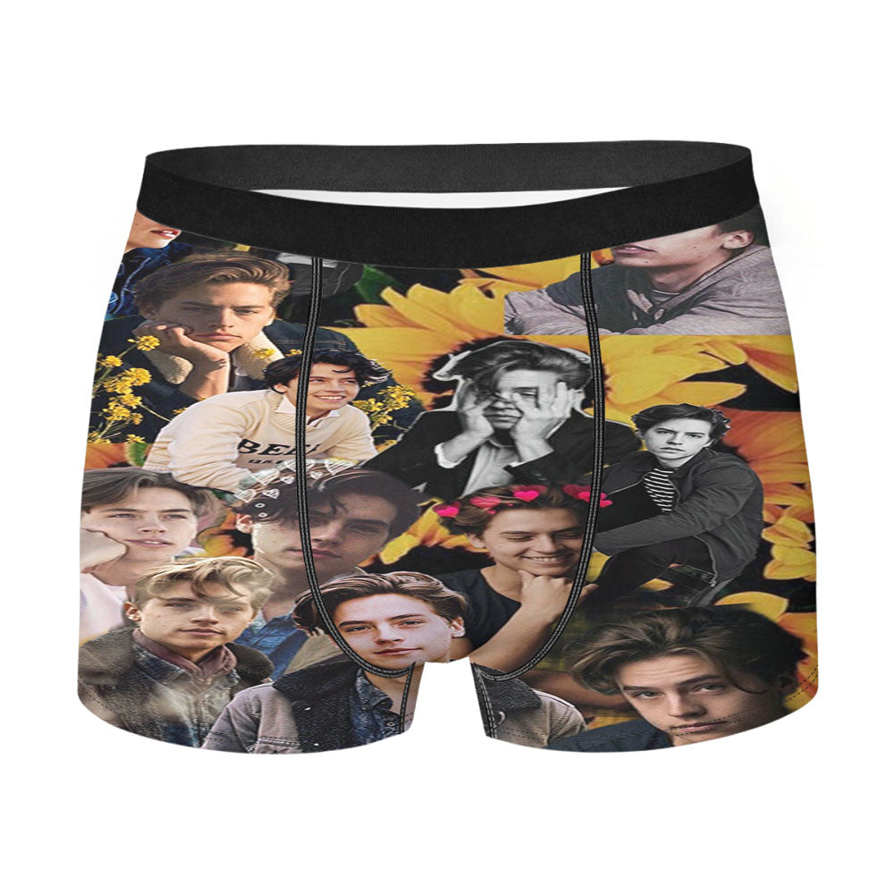 Jughead Cole Sprouse Collage Photo Men'S Boxer Briefs