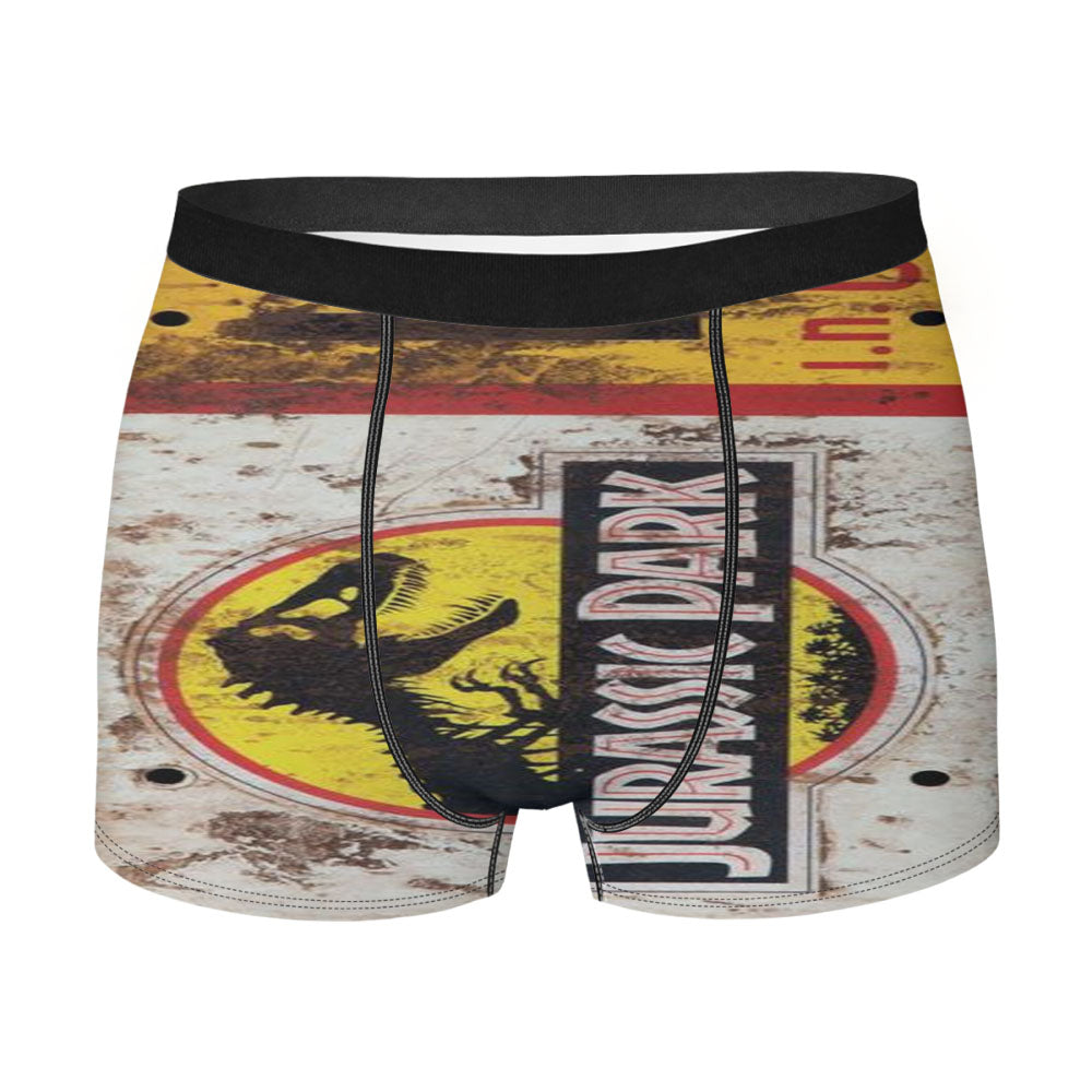 Jurassic Park Jeep License Plate 10 Men'S Boxer Briefs