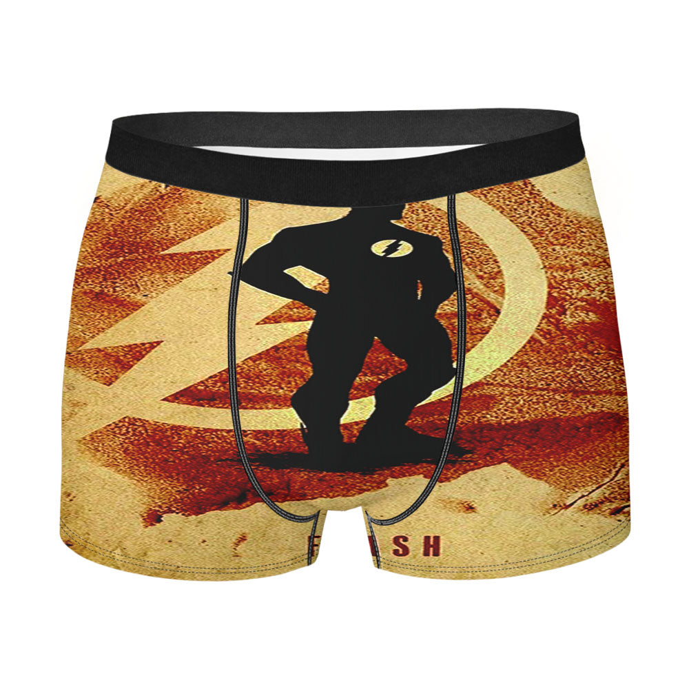 Justice League Silhouette Posters Flash Men'S Boxer Briefs