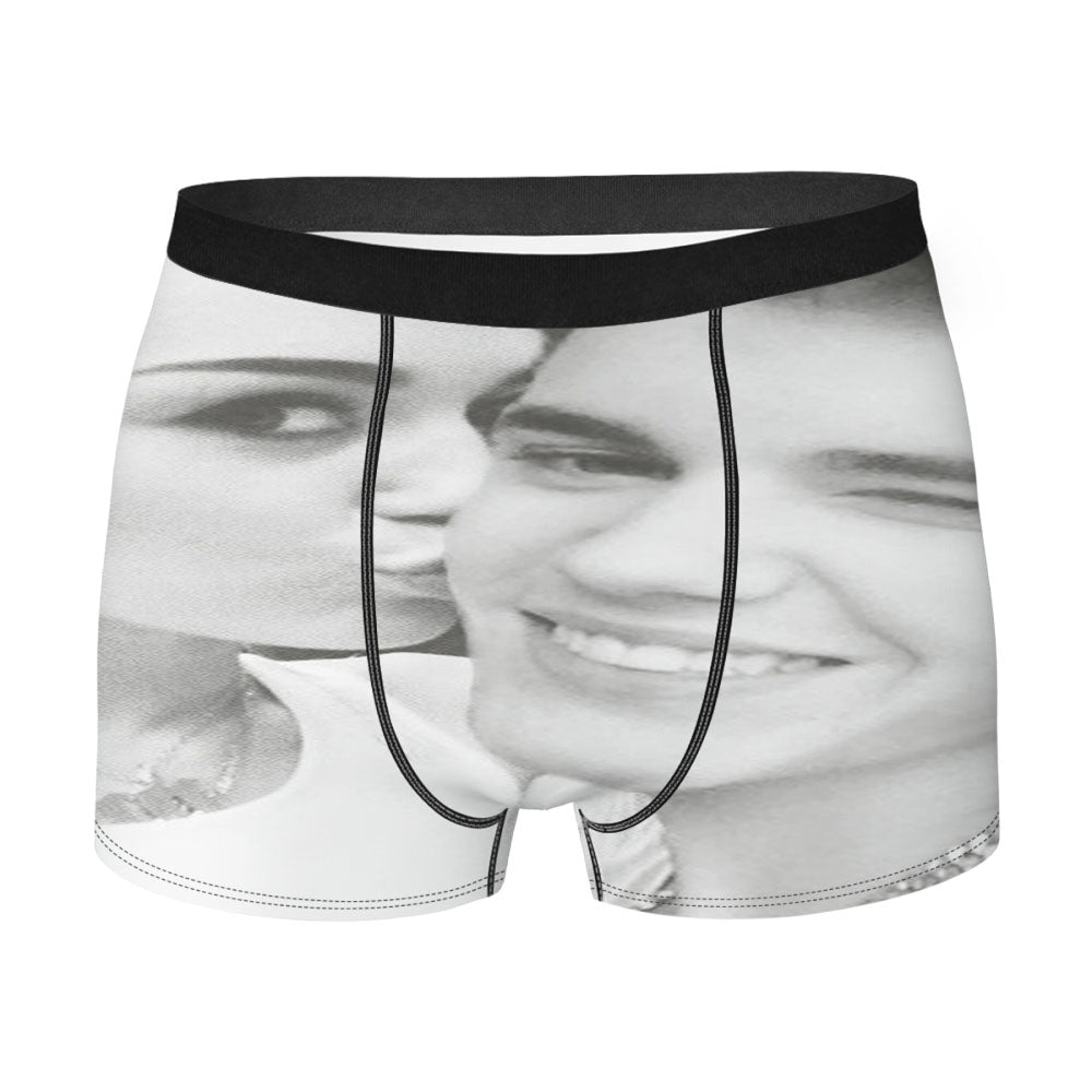 Justin Bieber And Miley Cyrus Men'S Boxer Briefs