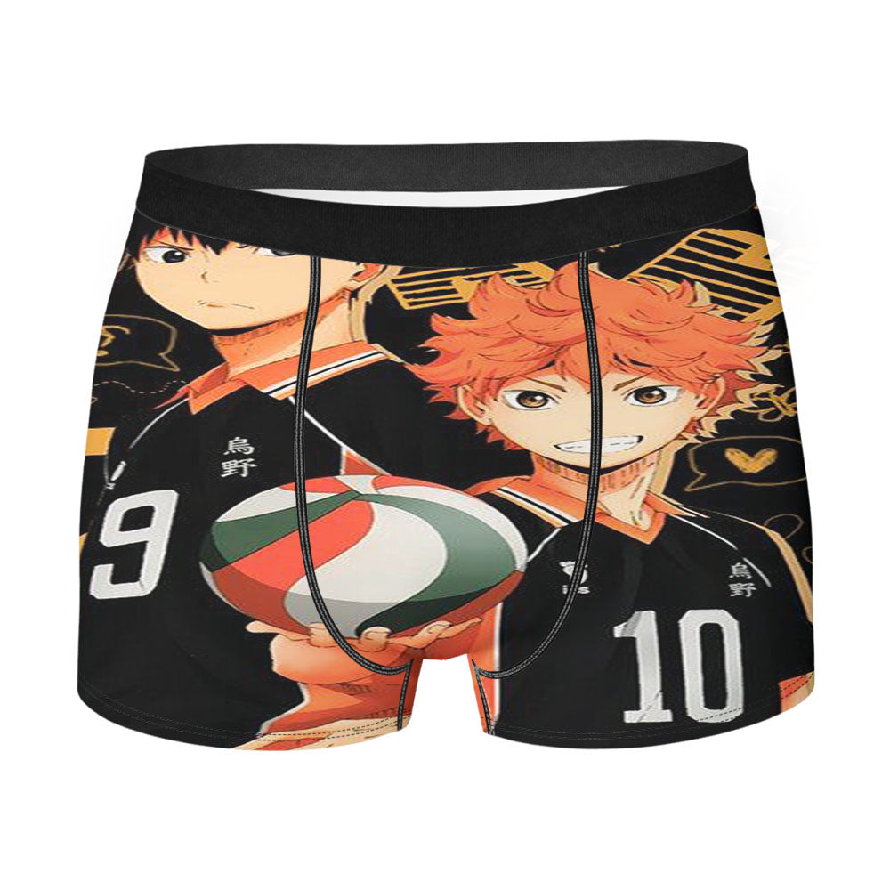 Kageyama Tobio X Shouyou Hinata Haikyuu Anime Men'S Boxer Briefs