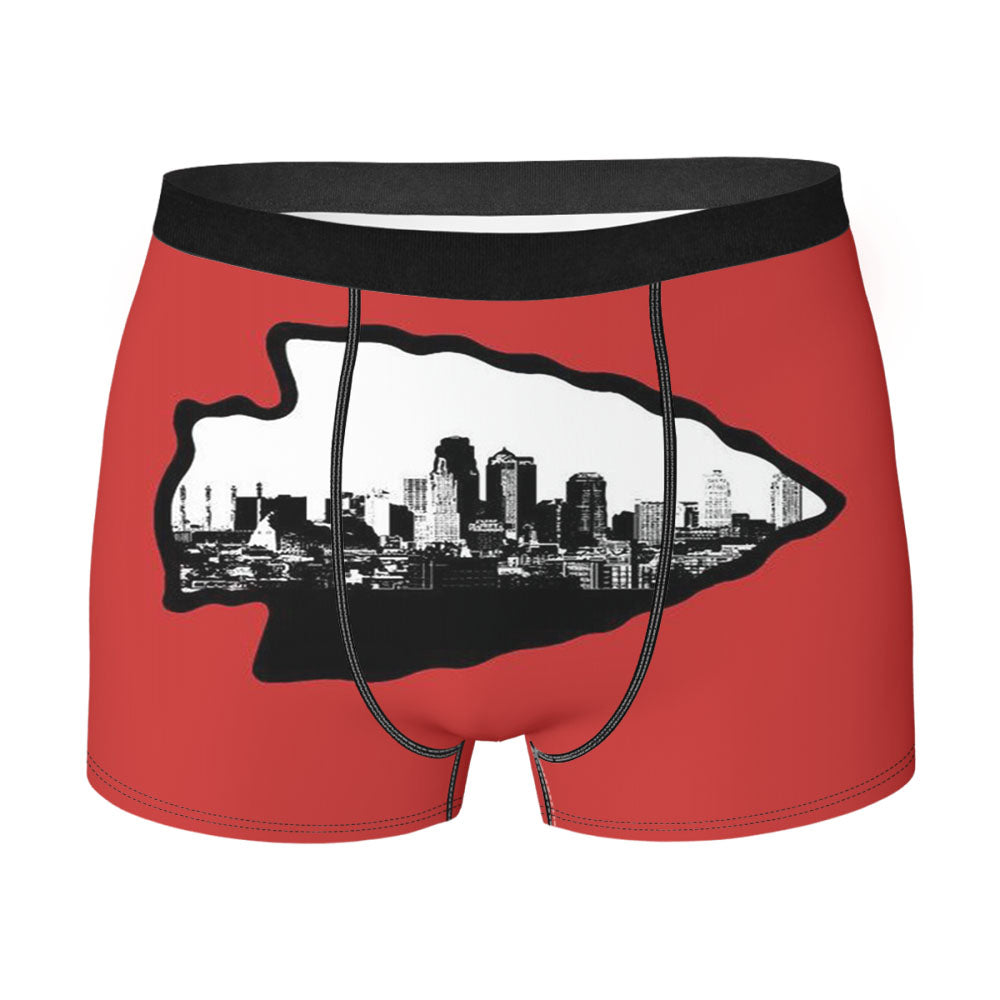 Kansas City Chiefs Emblem Men'S Boxer Briefs