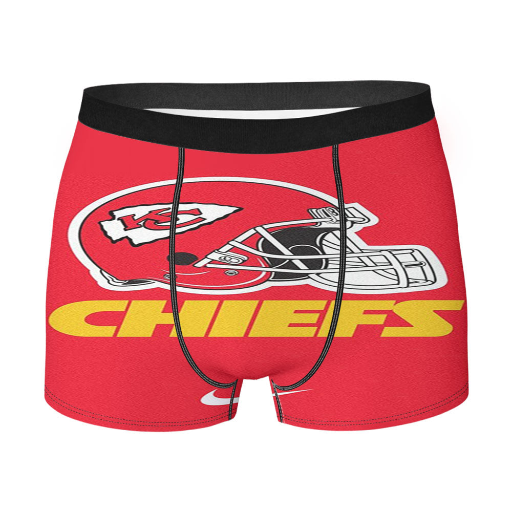 Kansas City Chiefs Helmet Men'S Boxer Briefs