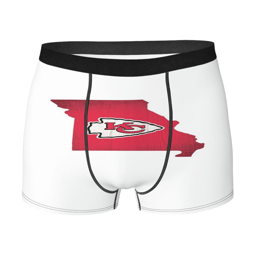 Kansas City Chiefs Logo States Men'S Boxer Briefs