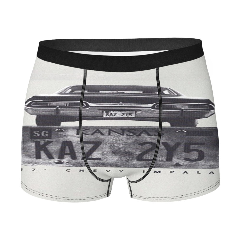 Kansas Supernatural Plate Men'S Boxer Briefs