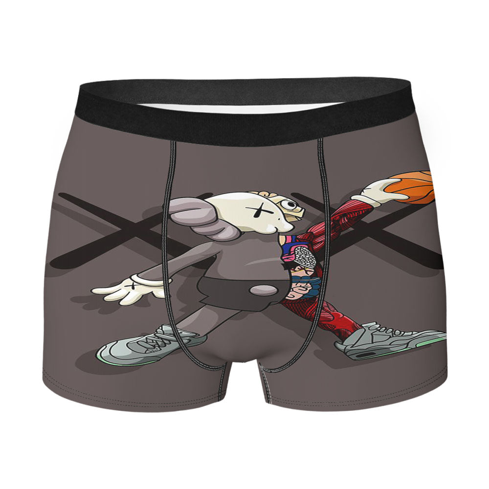 Kaws Basketball Men'S Boxer Briefs
