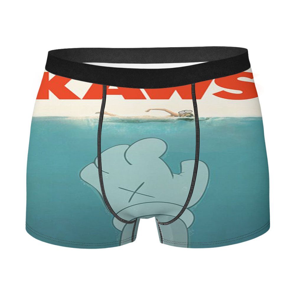 Kaws Jaws Tribute Grunge Style Men'S Boxer Briefs