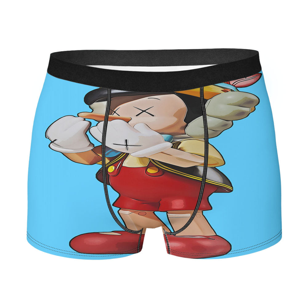 Kaws Pinocchio Men'S Boxer Briefs