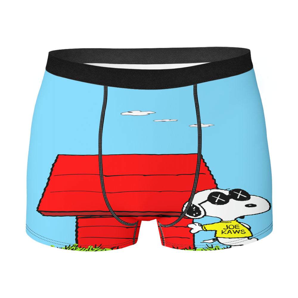 Kaws Snoopy Men'S Boxer Briefs