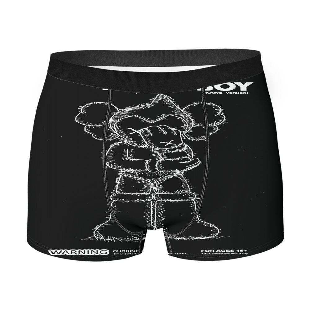 Kaws X Astro Boy Cartoon Men'S Boxer Briefs