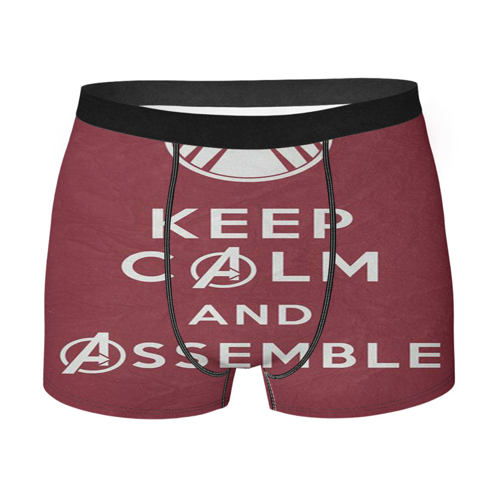 Keep Calm And Assemble Men'S Boxer Briefs