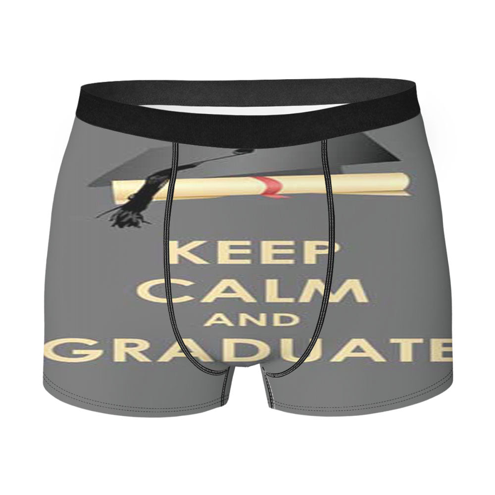 Keep Calm Graduate Men'S Boxer Briefs