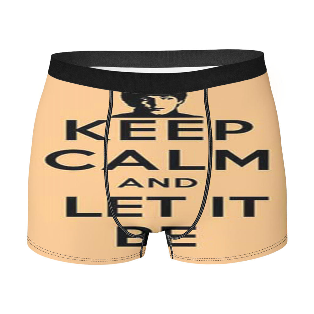Keep Calm Let It Be Men'S Boxer Briefs