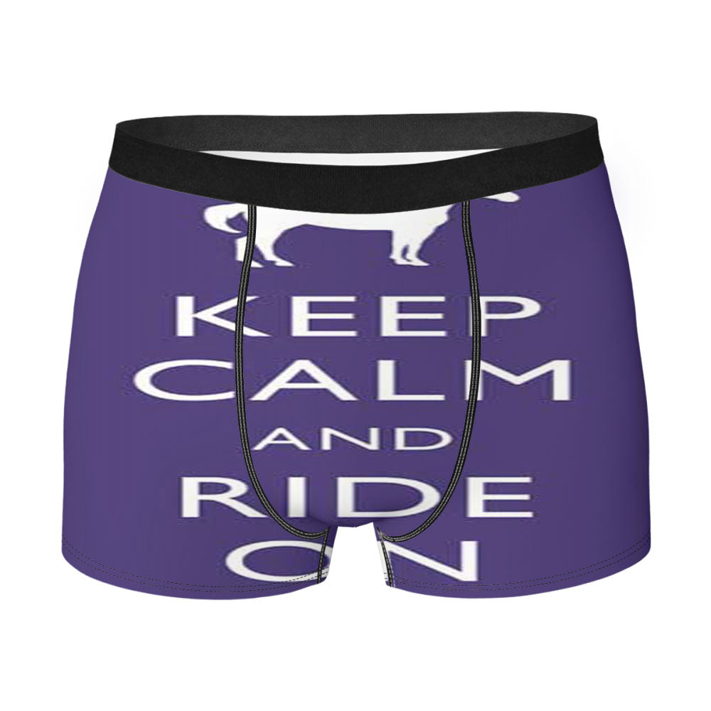 Keep Calm Ride On Men'S Boxer Briefs