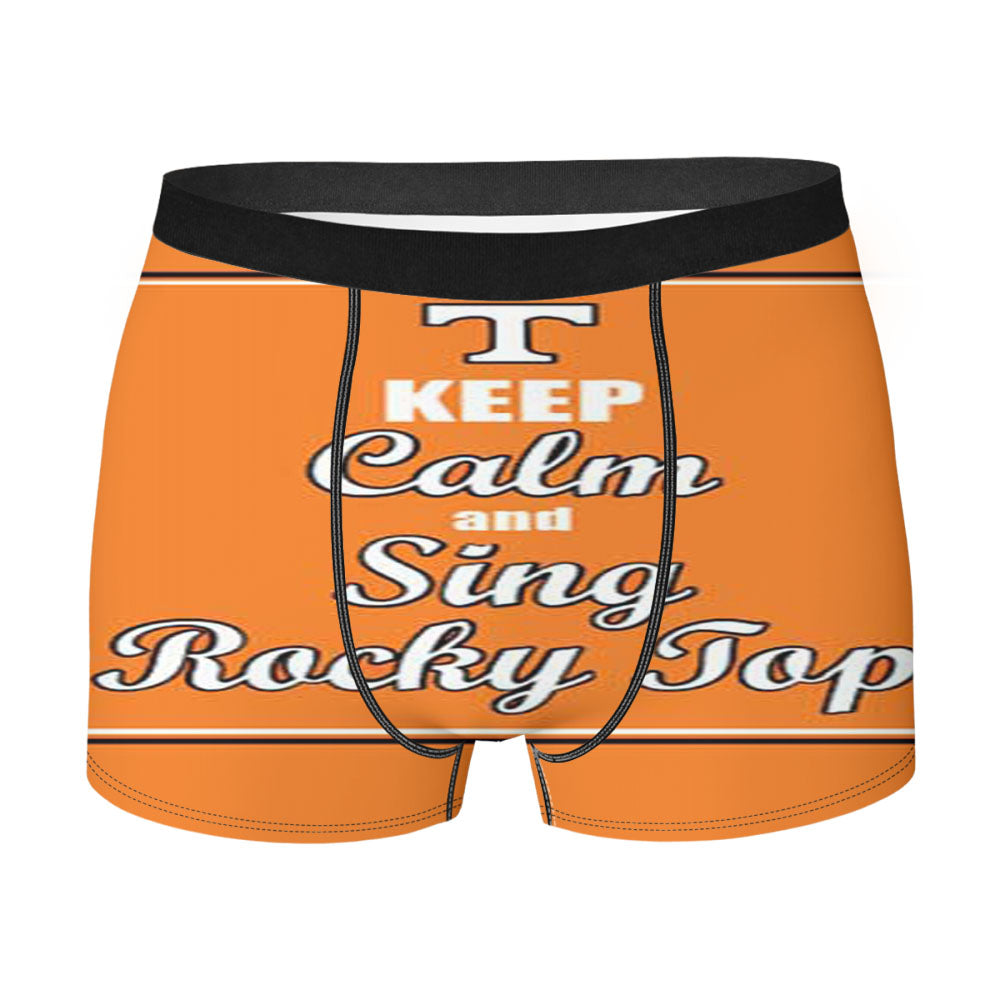 Keep Calm Sing Rocky Top Men'S Boxer Briefs