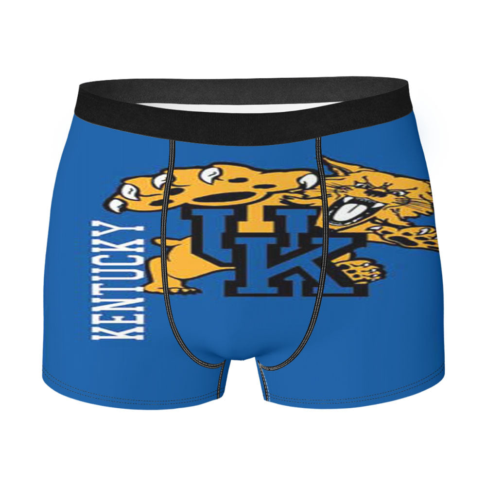 Kentucky Wildcats On Blue Men'S Boxer Briefs