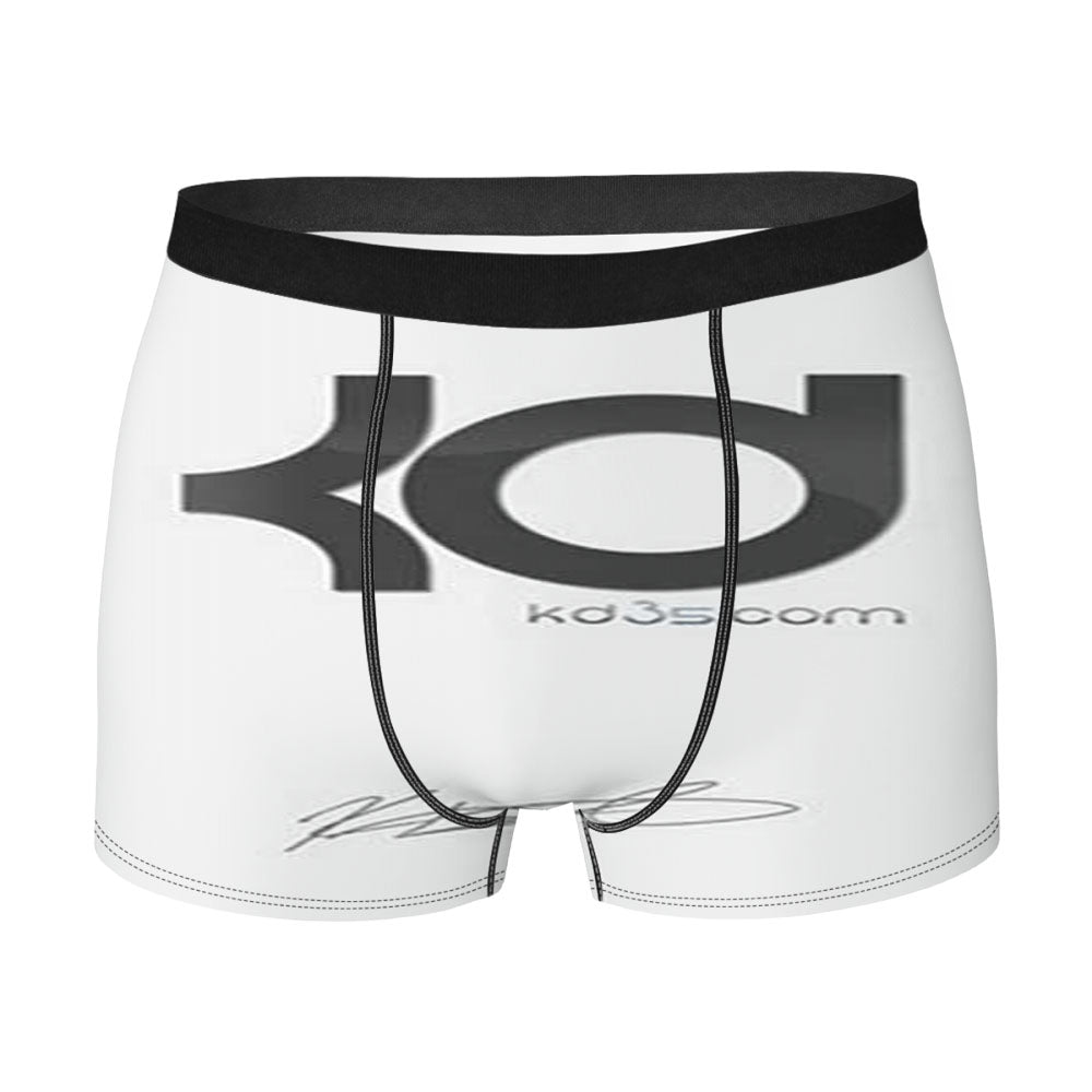 Kevin Durant Logo On Wht Men'S Boxer Briefs