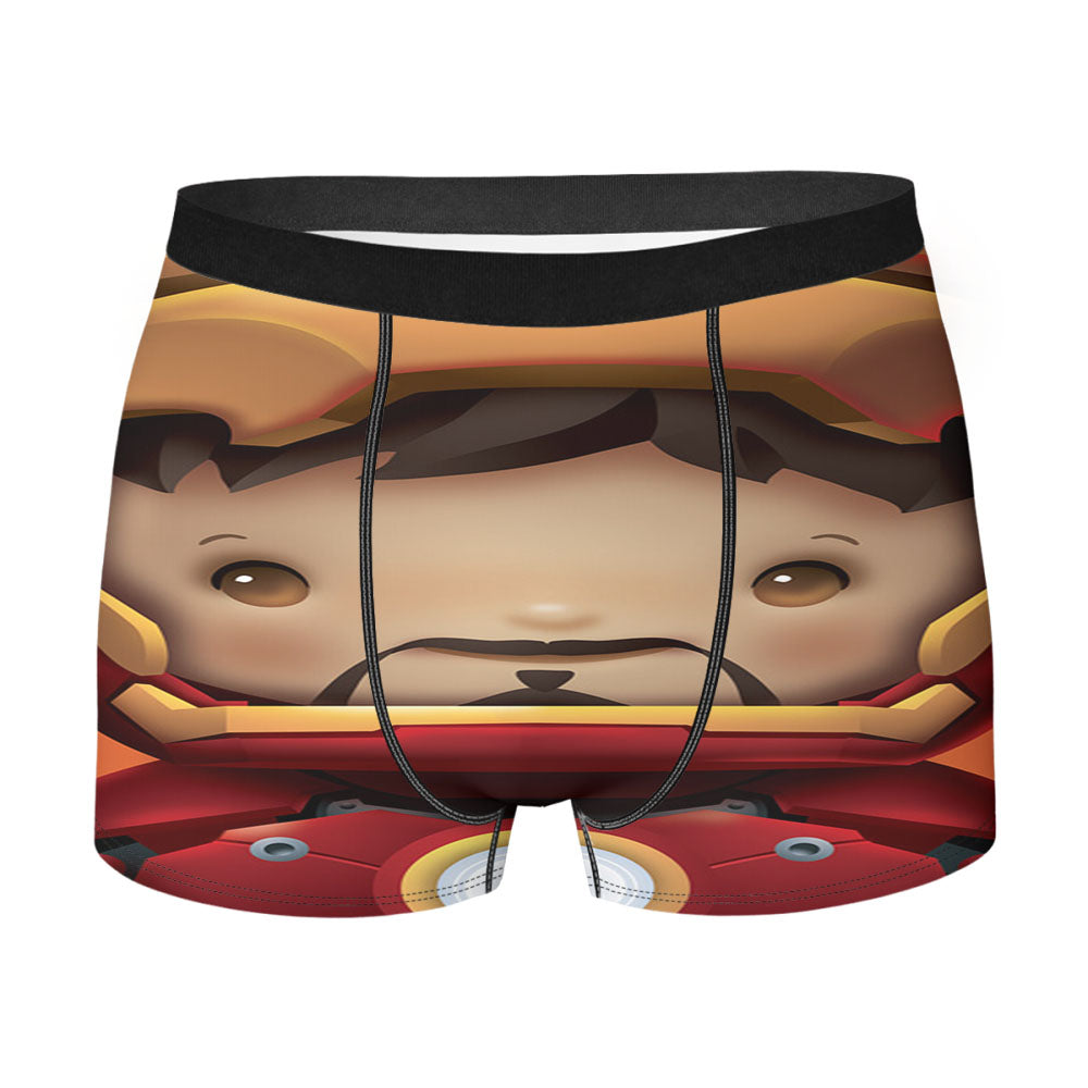 Kid Hero Iron Man Men'S Boxer Briefs