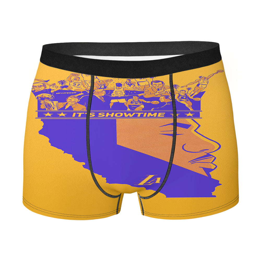 King James Lebron Lakers Team Nba Men'S Boxer Briefs
