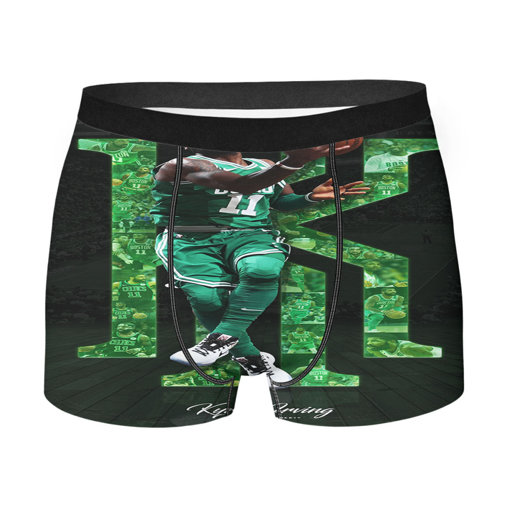 Kyrie Irving Green Men'S Boxer Briefs