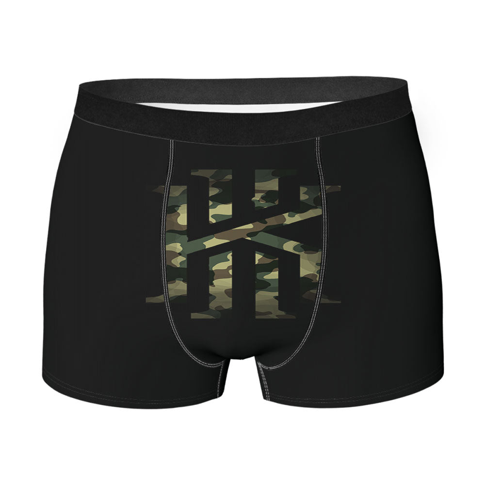 Kyrie Irving Military Camo Logo Men'S Boxer Briefs