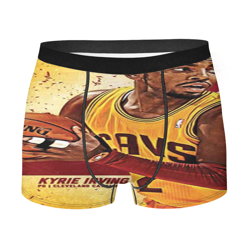 Kyrie Irving Yellow Bkg Men'S Boxer Briefs