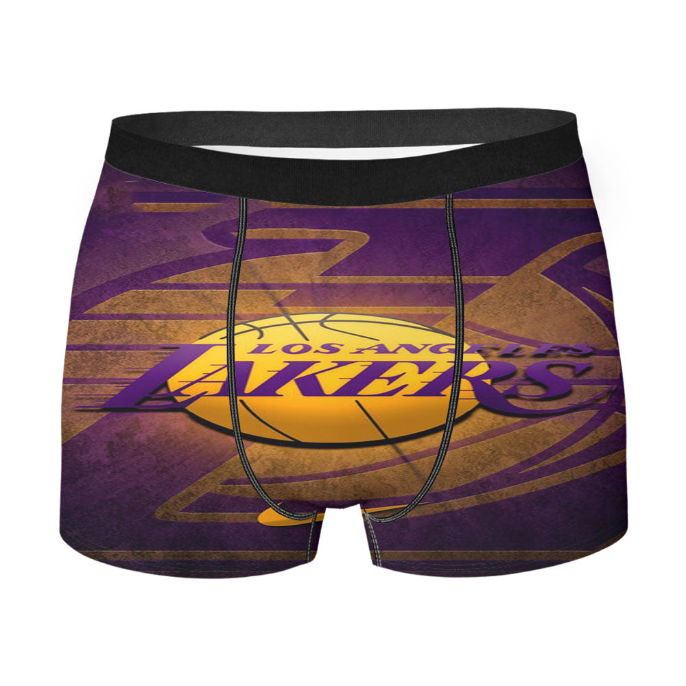 La Lakers Nba Basketball Men'S Boxer Briefs