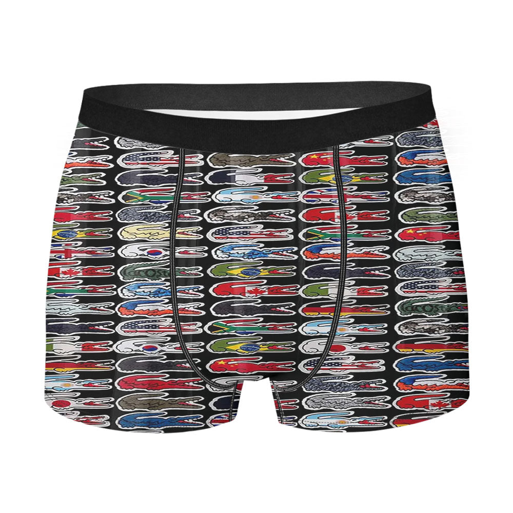 Lacoste World Flag Men'S Boxer Briefs