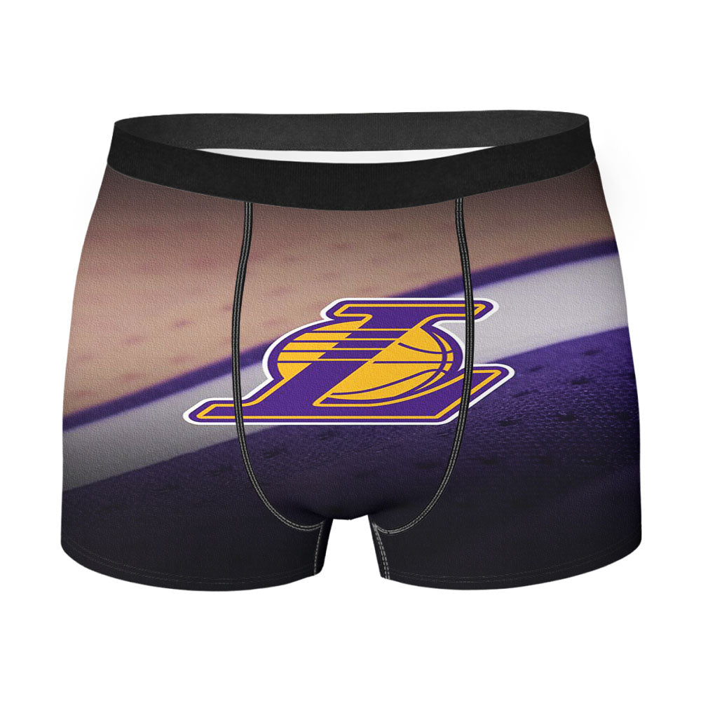 Lakers Logo Jersey Canvas Men'S Boxer Briefs