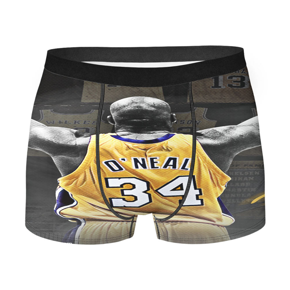Lakers Team Number 34 Men'S Boxer Briefs