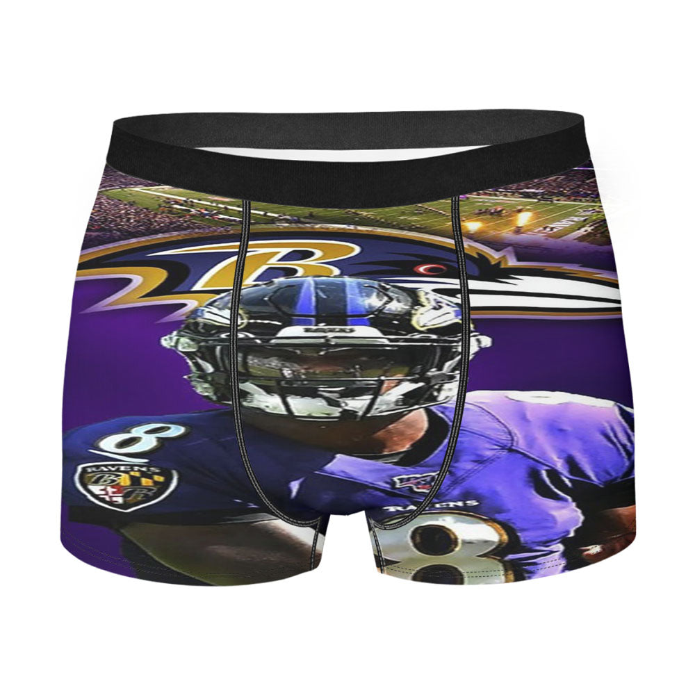Lamar Jackson Nfl Baltimore Ravens Men'S Boxer Briefs