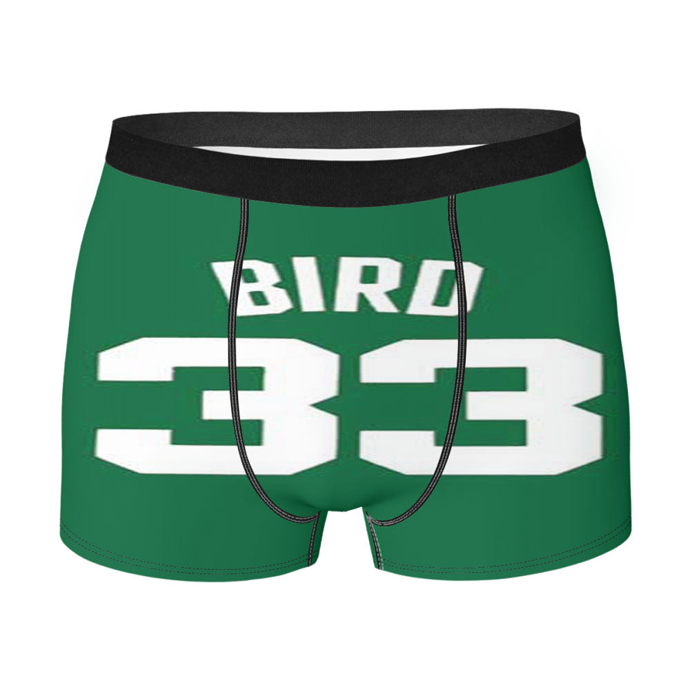 Larry Bird Jersey Green Men'S Boxer Briefs