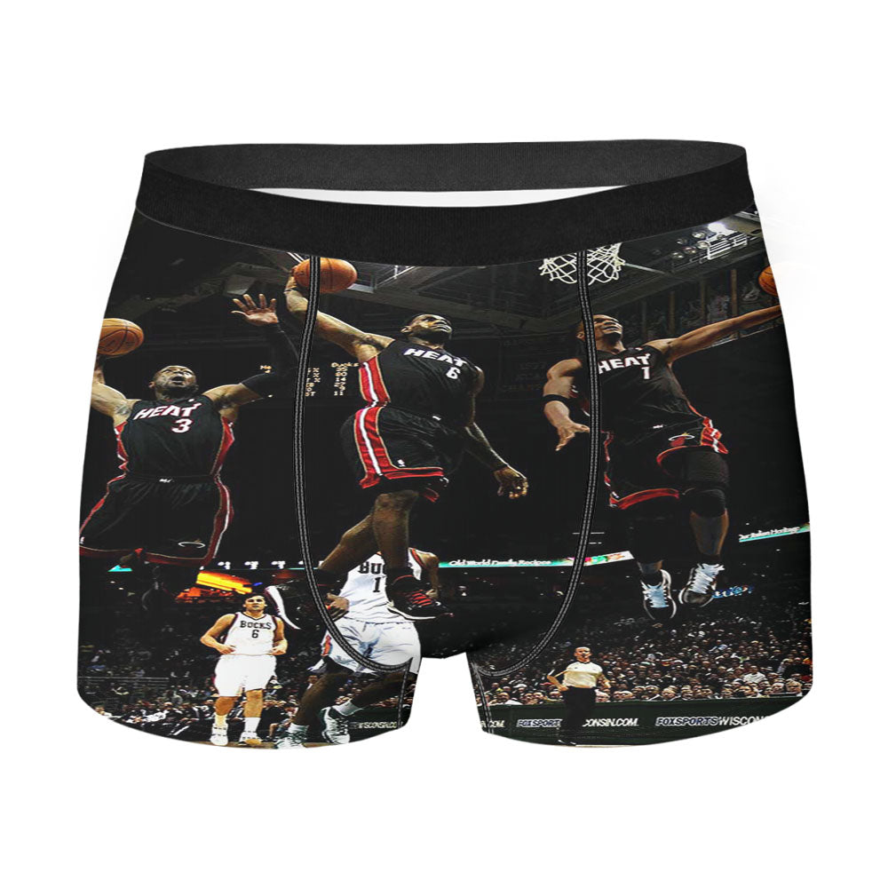 Lebron James Heat Dunk Men'S Boxer Briefs