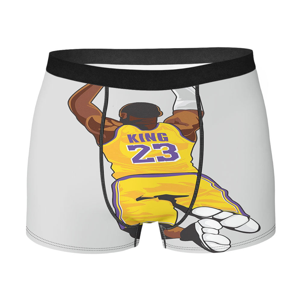 Lebron Lakers Custom Men'S Boxer Briefs