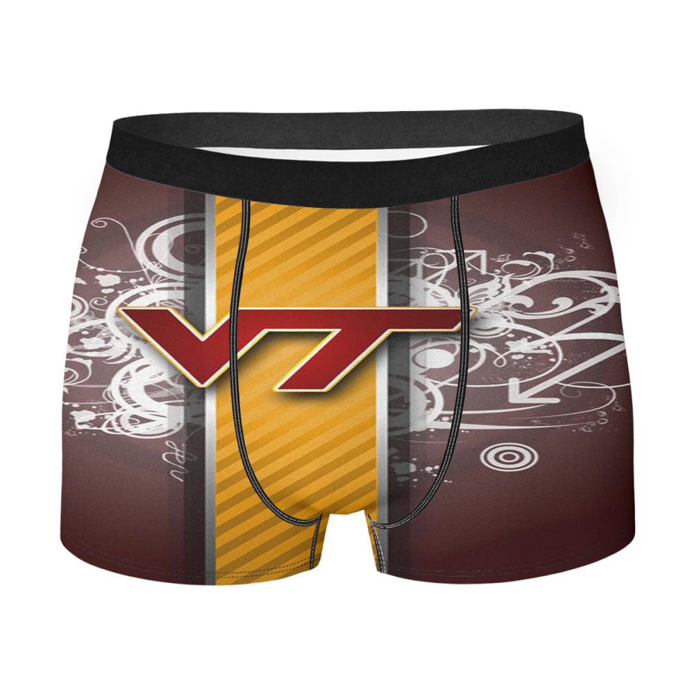 Logo Virginia Tech Men'S Boxer Briefs