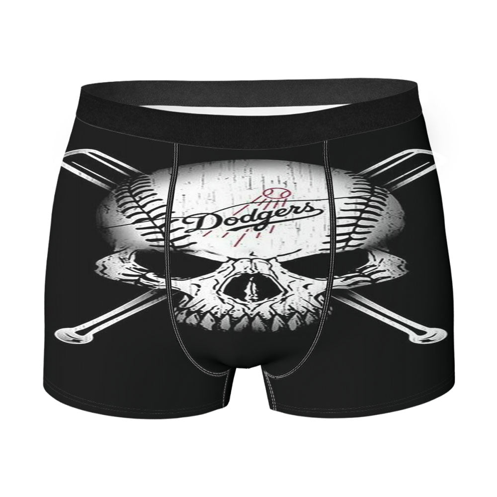 Los Angeles Dodgers Skull Men'S Boxer Briefs