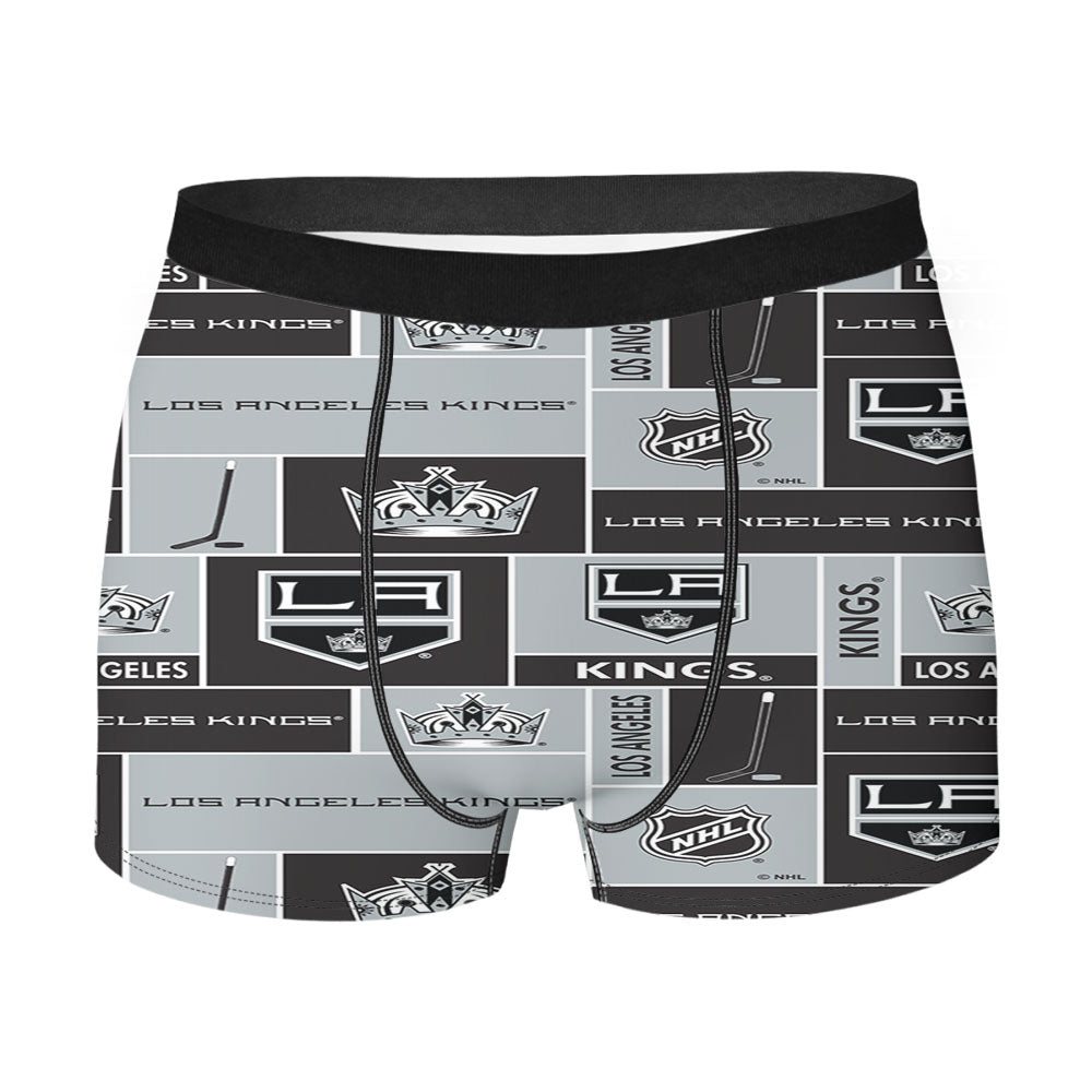 Los Angeles Kings Nhl Pattern Logo Men'S Boxer Briefs